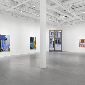 Carrie Moyer, Always Venus, never Mars, exhibition view. Courtesy of Pilar Corrias Gallery