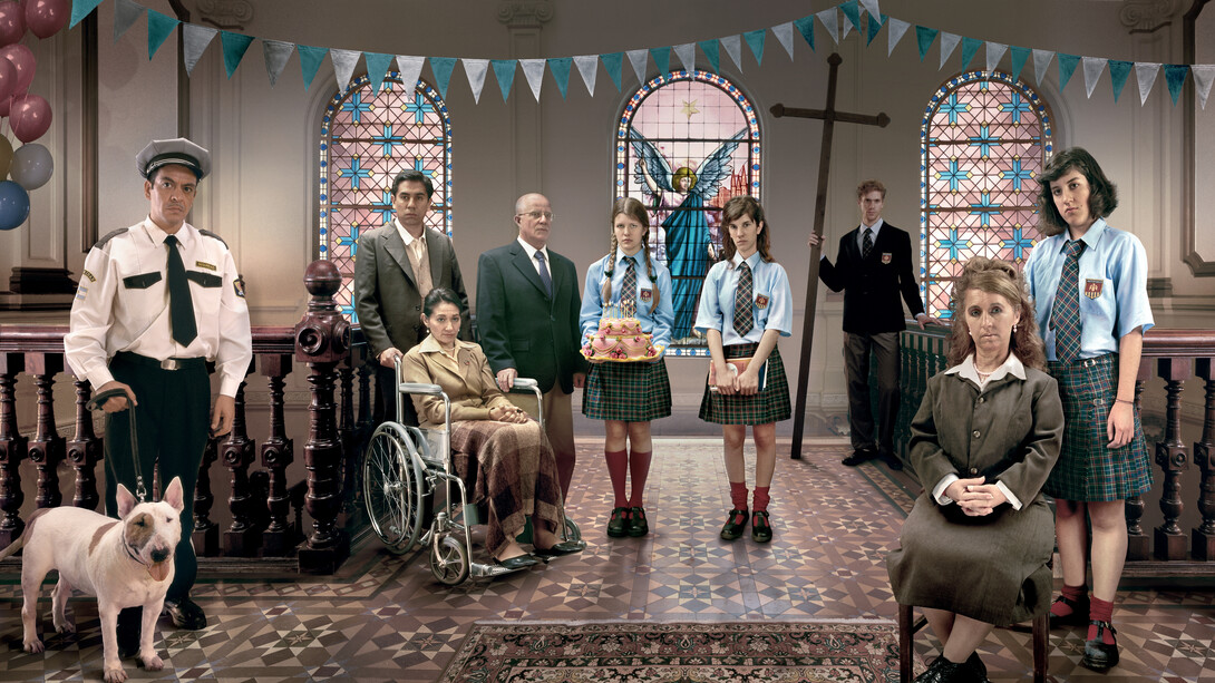 Marcos López, El cumpleaños de la directora (detail), Buenos Aires. Courtesy of the Larivière Foundation