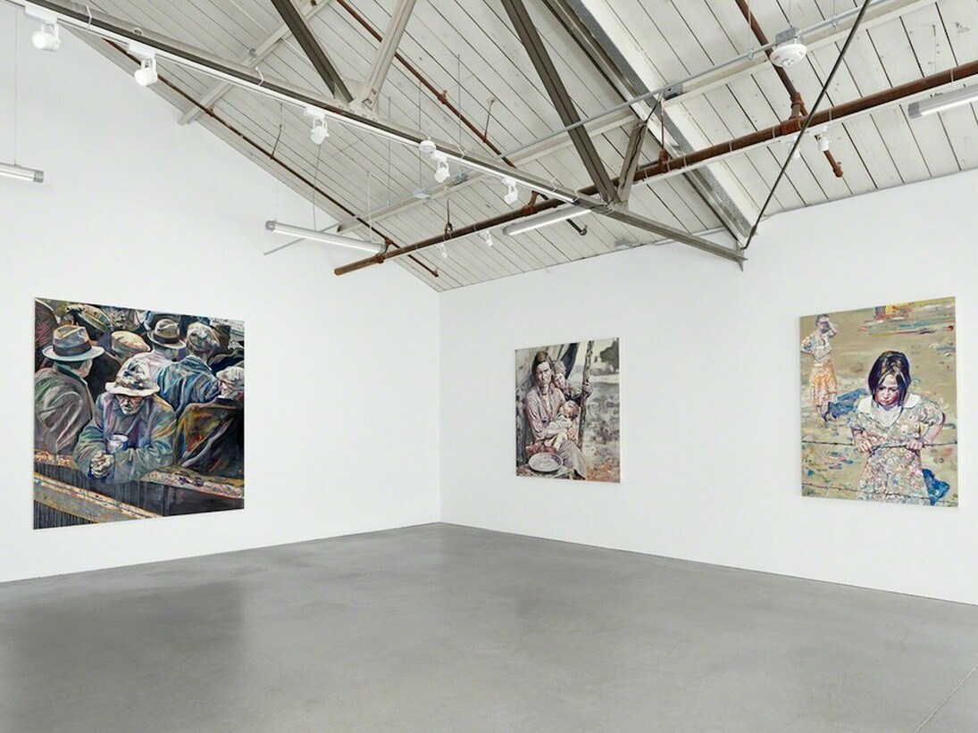 Hung Liu, Exhibition view. Courtesy of Rena Bransten Gallery