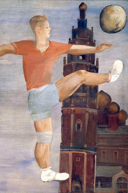 Alexander Deineka, Footballer, 1932. Courtesy of New Tretyakov Gallery