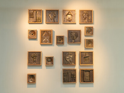Mayur Kailash Gupta, What form retains, exhibition view. Courtesy of Latitude 28 Gallery