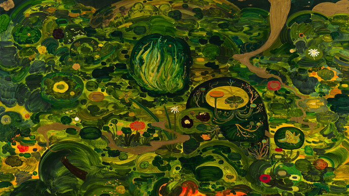 Ticko Liu, Hidden stories in the path 小徑上的隱密故事 (detail), 2025. Courtesy of Gallery Exit 