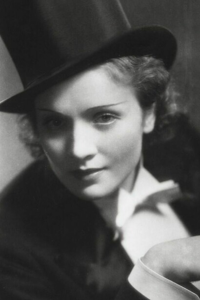 Marlene Dietrich icon portraite
