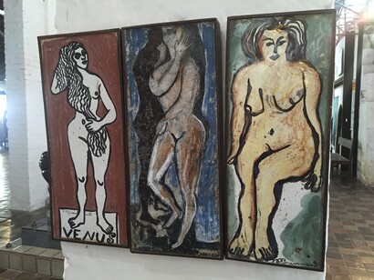 Pintura: algumas Vênus do artista. © Andréa Franklin