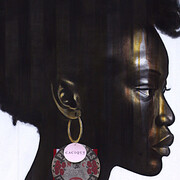 Oluwatobi Adewumi, Queen in another land (detail), 2024. Courtesy of The Camp Gallery