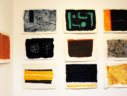 Livio Marzot, Exhibition view. Courtesy of Galleria Antonia Jannone