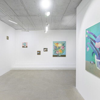 Hana Puchová, Creatures on the table, exhibition view. Courtesy of White&Weiss Gallery