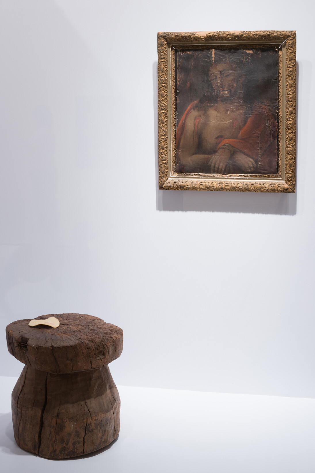 It Takes a Village, (2015), Mexican
marketplace souvenirs on a pedestal