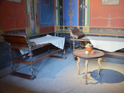 Triclinio invernale, replica idealizzata di una villa romana, Aschaffenburg, Germania