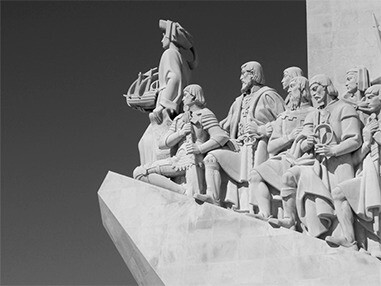 Monumento dos descobrimentos, Belém, Portugal. Diplomaticamente, trata-se talvez, do maior feito económico internacional após os adventos dos Descobrimentos