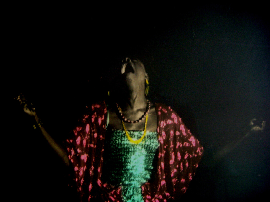 Bruce Blakeney, Wailing After Midnight, 1993, hand-tinted photograph, 7 x 9 inches
