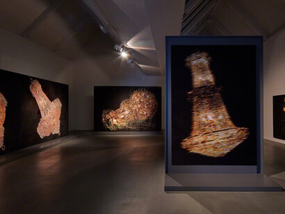 Kyungah Ham, Exhibition view. Courtesy of carlier | gebauer