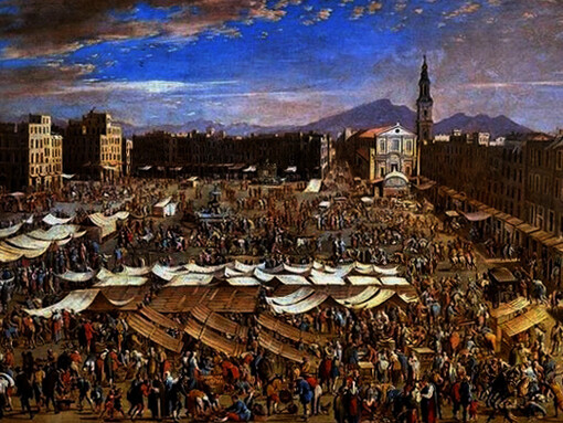 Micco Spadaro, Napoli, Piazza Mercato