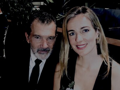 Antonio Banderas y Sandra Andújar