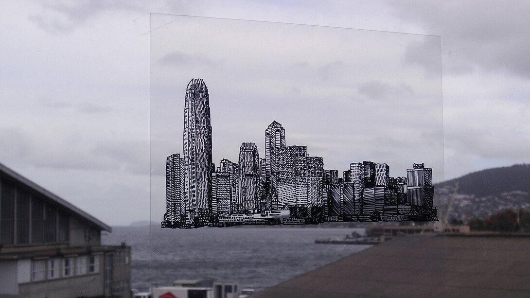 Marie-Jeanne Hoffner, Singapour/Hobard 2 (2/5), 2007, Tirage diasec collé sur aluminium et contrecollé sous acrylique © DR Marie-Jeanne Hoffner