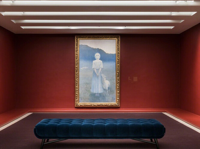 Mystical Symbolism, Exhibition view. Courtesy of Guggenheim Museum