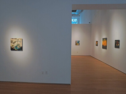 Lynn McCarty, Color stir, exhibition view. Courtesy of Nancy Hoffman Gallery