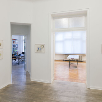 Ingrid Wiener, Gobelins, films and dreams, ausstellungsansicht. Mit freundlicher genehmigung der Barbara Wien Galerie