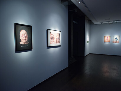 Left, Martha Wilson, right, Judy Gelles. Photo courtesy of EIiza Birdie Piccininni and Pen + Brush Gallery