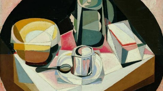 Bodegón oval, Naturaleza muerta con peras, 1925, Óleo sobra lienzo, 97 x 110 cm, Colección particular, Barcelona