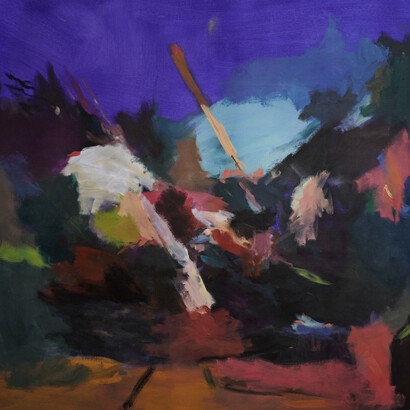 Demetrius Wilson, Paranoia taking over me, 2025- 2026. Courtesy of Red Arrow Gallery