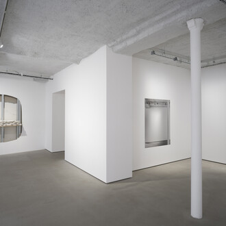 William Anastasi, Exhaling, then inhaling, vue de l'exposition. Avec l'aimable autorisation de la Galerie Jocelyn Wolff
