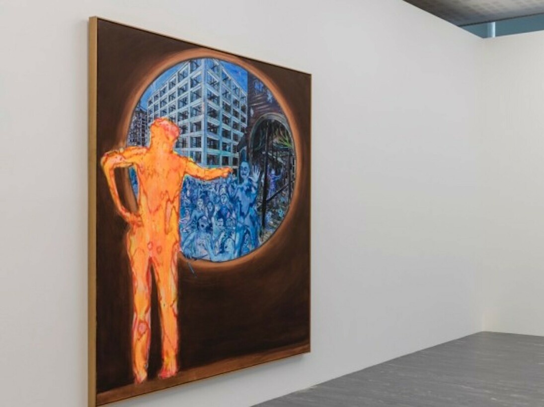 Daniel Richter, Exhibition view. Courtesy of 21er Haus