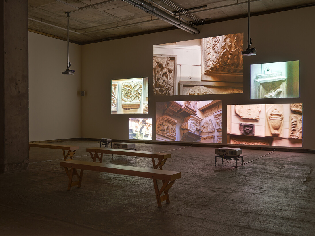 Fiona Tan, Inventory, 2012, HD video and sound installation, 6 screens, Loop duration : 16 m 30 s, Edition of 4, Courtesy the artist and Frith Street Gallery, Photographer: Alex Delfanne