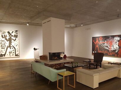 A.R. Penck. Courtesy of Galerie Michael Haas