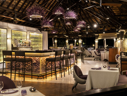 Designed by the acclaimed French interior designer Marc Hertrich, Diva at Constance Lemuria in Praslin, Seychelles, radiates effortless elegance, with each dish thoughtfully crafted to delight the senses