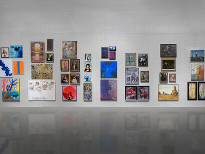 Various artists, 50——90. The tenth anniversary of the Long Museum, exhibition view. Courtesy of Long Museum