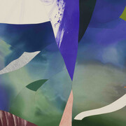 Heather Day, Blue distance (detail). Courtesy of Berggruen Gallery