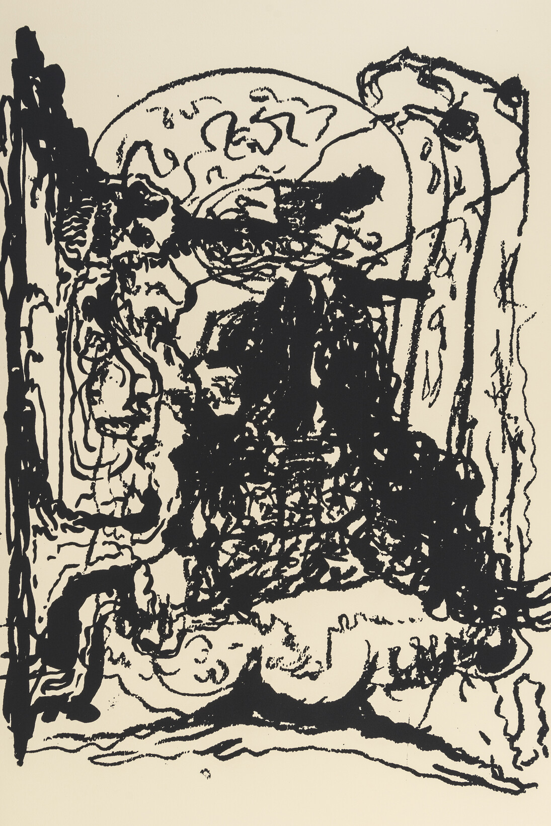 Michael Bauer, Gift (Hush) 1, 2015, Screenprint on paper, 76.2 x 56.5 cm, 30 x 22 1/4 ins