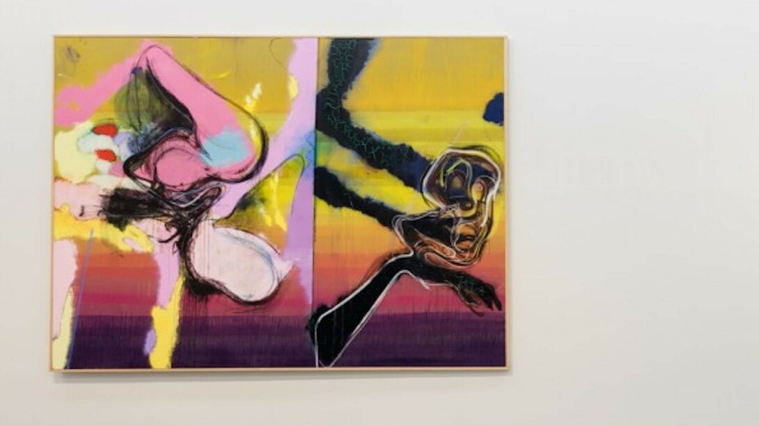 Daniel Richter, Exhibition view. Courtesy of 21er Haus