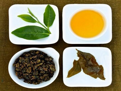 Foglie di tè, tè fermentato, e infuso di tè