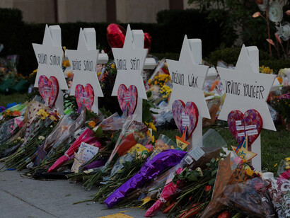 Memorial para las víctimas del tiroteo de la sinagoga de Pittsburgh, 2018