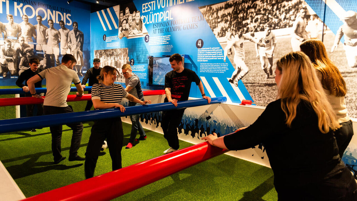 Estonians in Paris 1924, exhibition view. Courtesy of Estonian Sports and Olympic Museum