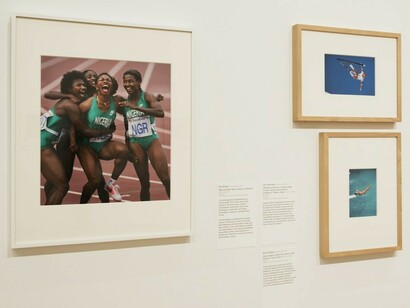 Who Shot Sports: A Photographic History, 1843 to the Present, Exhibition view. Courtesy of Brooklyn Museum