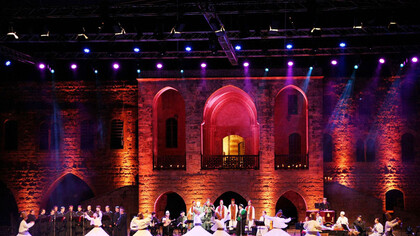 Beiteddine Festival, stage view.