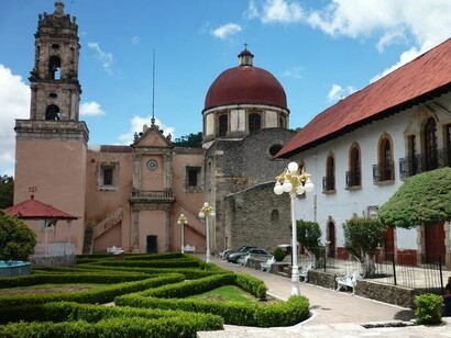 Mineral del Chico. Hidalgo, México. Centro urbano