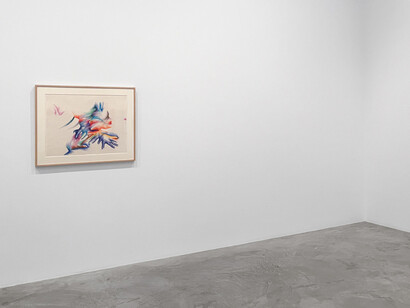 Marisol, Works on paper, exhibition view. Courtesy of Matthew Marks Gallery