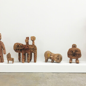 Faithful Dog Man. Courtesy of Cindy Rucker Gallery