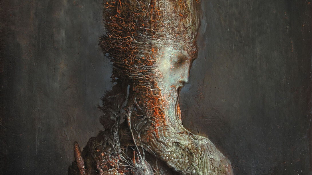 Agostino Arrivabene, Suesiki, 2016, olio su legno, cm 70x50. Courtesy of MAC