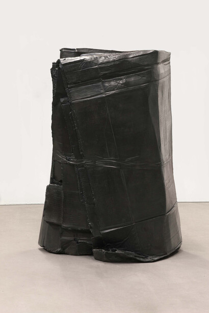 Tatiana Trouvé, Refolding, 2011, Patinated bronze, 37 3/8 x 27 3/16 x 18 7/8 inches, 95 x 69 x 48 cm, Ed. 1/3, © 2014 Tatiana Trouvé. Photo Laurent Edeline. Courtesy Gagosian Gallery