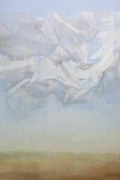 Joseph Adolphe, The Secret, 2013, Oil on Canvas, 96" x 80"