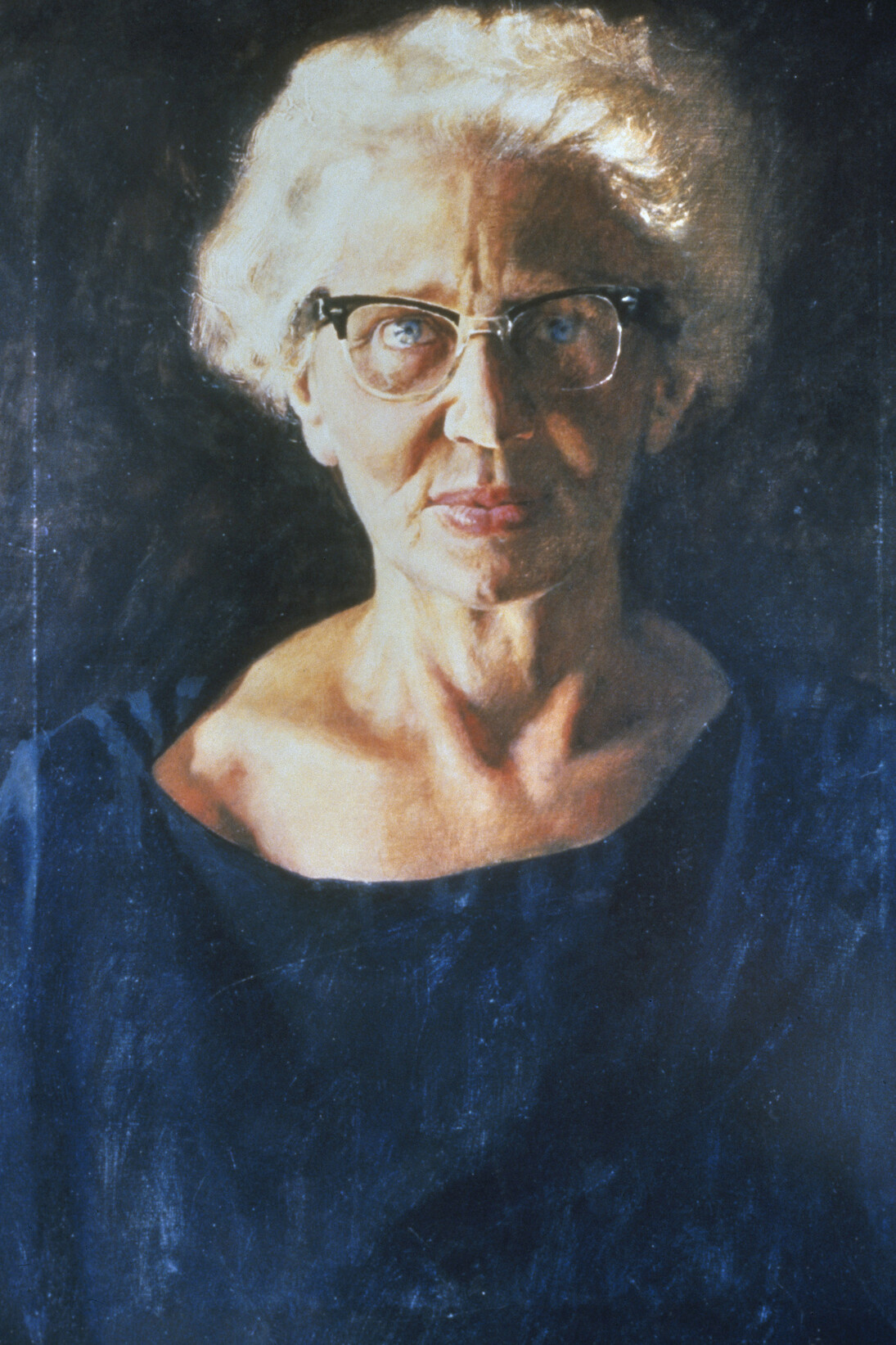 Jamie Wyeth, Portrait of Helen Taussig, 1963, Oil on canvas. Courtesy of The Johns Hopkins University School of Medicine, Baltimore, Maryland. © Jamie Wyeth. Courtesy, Museum of Fine Arts, Boston