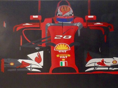 Fernando Ribeiro, Ferrari 2015 - Vettel
Técnica – acrílica s/ papel algodão
Dimensão -120cmX 98cm