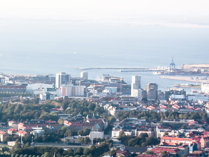 Aerial view of Malmö