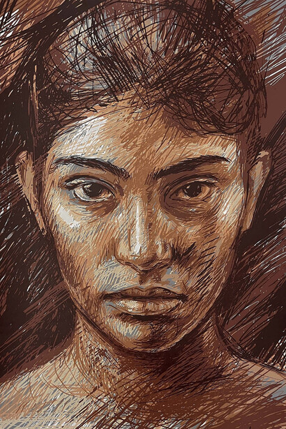 Shift, artwork in exhibition. Courtesy of Knysna Fine Art