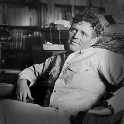 El escritor estadounidense, Jack London